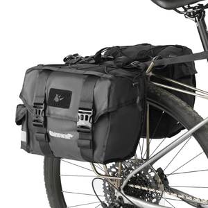 lot 1072 image: Rhinowalk Bike Pannier Bag 22L Double Saddle Bags Black