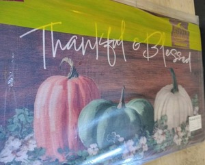 lot 1082 image: Perfect Harvest IndoorOutdoor Rubber Backed Doormat 18x30in
