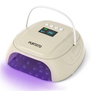 lot 1086 image: Purtato Cordless Rechargeable UV Nail Lamp 126W