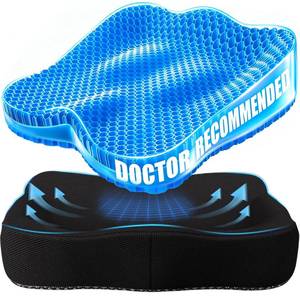 lot 1093 image: Tsmertor Gel Seat Cushion, 16.9 x 14.5 inch