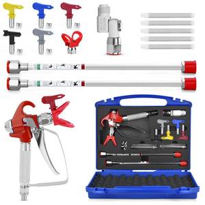 lot 1105 image: Uddick 3600 PSI Airless Paint Sprayer Gun Kit