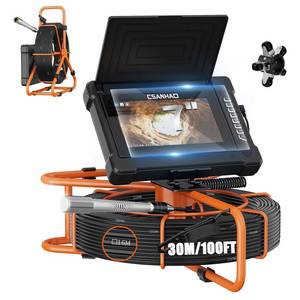 lot 1115 image: ESANHAO Sewer Camera 100FT Pipe Inspection System  Retail $326.88