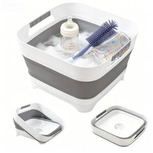 lot 1994 image: BKJSP Collapsible Wash Basin 2.6 Gal with Drain Plug