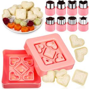 lot 2234 image: Mimorou 9-Piece Mini Sandwich Cutter and Sealer Set