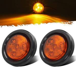 lot 2239 image: Partsam LED Round Amber Clearance Marker Light 2