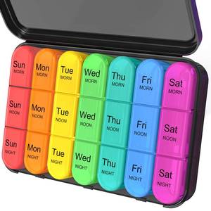 lot 2244 image: Daviky 5-Day Pill Organizer, 3 Times Daily