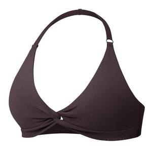 lot 2282 image: YEOREO Halter Sports Bra Dark Brown S