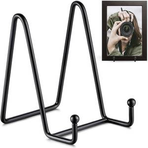 lot 2296 image: TR-LIFE Metal Plate Display Stand 4.5 Inch (Set of 2)