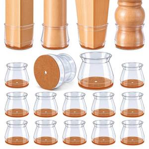 lot 2352 image: VIUME Silicone Chair Leg Floor Protectors 24 Pack Round Legs