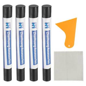 lot 2357 image: uxcell Wood Repair Wax Filler Sticks 4 Pcs Charcoal Black