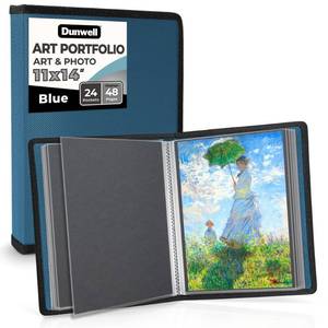 lot 2378 image: Dunwell 11x14 Art Portfolio Binder, 24-Sleeve