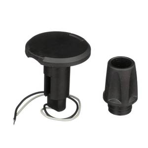 lot 2397 image: Attwood 2-Pin Round Plug-In Marine Light Base 910R2PB-7