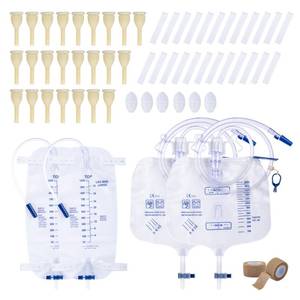 lot 2410 image: BeHerk External Condom Catheter Kit for Men