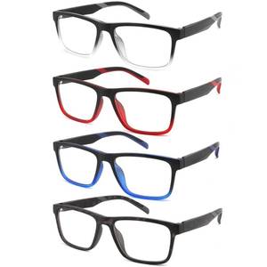 lot 2411 image: Acavefox 4 Pack Reading Glasses 2.75 Blue Light Blocking