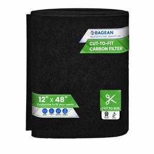 lot 2443 image: Bagean Activated Carbon Filter Sheet 12 x 48 Inch Cut to Fit