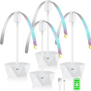 lot 2449 image: Chemotex Fly Fans for Tables Rechargeable 4-Pack