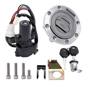 lot 2454 image: Motorcycle Ignition Switch Fuel Tank Cap Seat Lock Kit