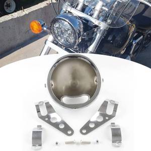 lot 7689 image: 5.75 LED Motorcycle Headlight Housing