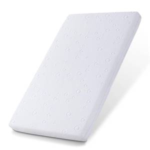 lot 7724 image: Amzreine Baby Bassinet Mattress 42 x 24 x 2 In Dual-Sided Gel Memory Foam