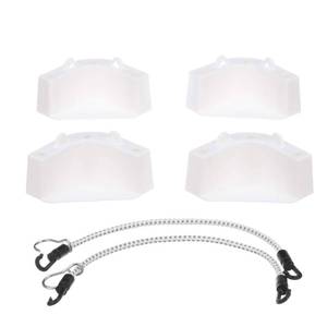 lot 7734 image: Attwood Cooler Mounting Kit 4 Corner Pieces 2 Quick-Connect Straps 14137-7