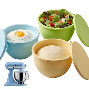 lot 7767 image: Dixxes Silicone Bowl Liners for 5 Qt KitchenAid Mixers