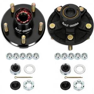 lot 7771 image: Redants Trailer Hub Kit 5 on 4.5 2000 lbs 1-116 Straight Spindle L44649