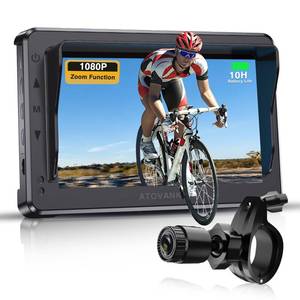 lot 8005 image: ATOVANKA Bicycle Rear View Camera 1080P 4.3 Inch Display, 10-Hour Battery