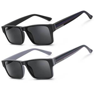 lot 8006 image: SKYOAK TR90 Reading Sunglasses for Men UV400 1.5x Square Frame