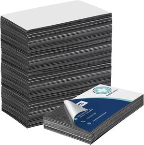 lot 8325 image: MaxGear 50 Pack Business Card Magnets Peel and Stick