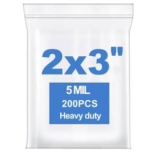 lot 8326 image: Somoga Reclosable Poly Bags 2x3 200pc