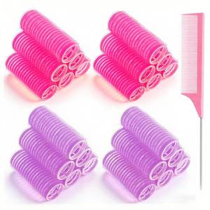 lot 8339 image: Obeoby 24-Piece Self-Grip Hair Rollers Set, 25mm