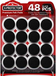 lot 8340 image: X-Protector Felt Furniture Pads 48pc 1 inch