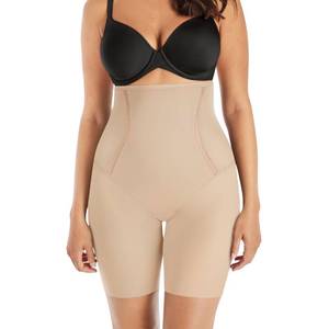 lot 8407 image: Maidenform Womens High-Waist Thigh Slimmer Shapewear Cool Comfort, Size L