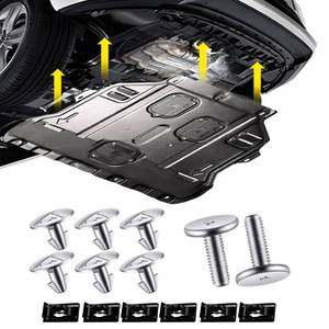 lot 8467 image: Engine Splash Shield Hardware Kit 14 Piece Aluminum 90105-TBA-A00
