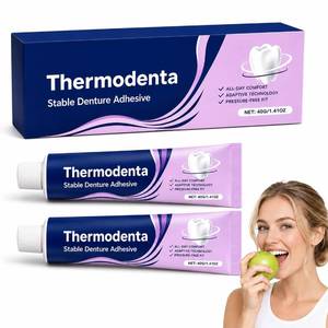lot 8469 image: YADUO Denture Adhesive 2 Pcs 1.41 oz Squeeze Tube