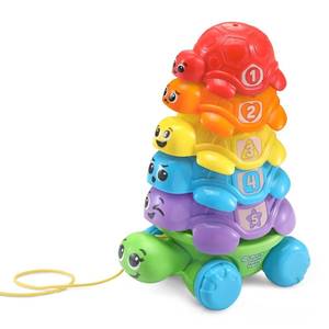 lot 8493 image: LeapFrog Nest and Count Turtle Tower Stacking Toy Ages 12 Months