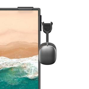 lot 12797 image: Ahonnpely Headphone Holder for Screen Black