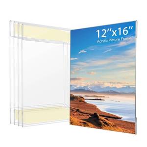 lot 13405 image: Wbtran 12x16 Acrylic Picture Frame, Pack of 5