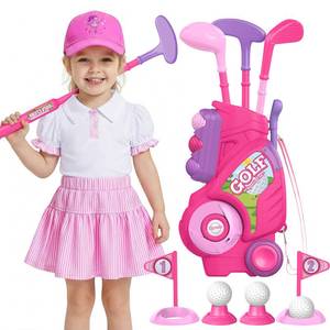 lot 13426 image: Liberry Toddler Golf Club Set Toy with Outfit for Ages 2-4