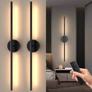 lot 13477 image: Tartek Battery Wall Sconces Set of 2 Rechargeable Dimmable LED 3000K-6000K  Retail $129.95