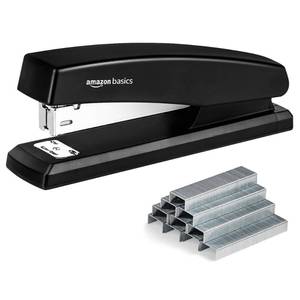 lot 14295 image: Amazon Basics Office Stapler, 210 Capacity, Black