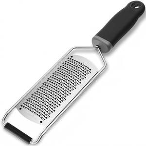 lot 14296 image: Lemon Zester & Cheese Grater, Food Grade Stainless Steel Hand Grater
