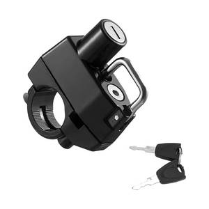 lot 14357 image: KVAEY Motorcycle Helmet Lock Aluminum Alloy Anti-Theft 1 Inch Handlebar