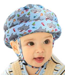 lot 9823 image: Baby Helmet for Crawling & Walking - Head Protector for Infants, Soft Cushion Safety Headguard, Toddler Inflatable Helmets 6-12 Months
