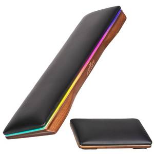 lot 9869 image: ASFSKY RGB Keyboard and Mouse Wrist Rest Set for 60%-75% Compact Keyboards
