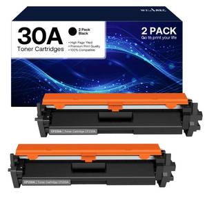 lot 9878 image: WEAREC 30A Black Toner Cartridge Replacement for HP 30A CF230A 30X, 2-Pack