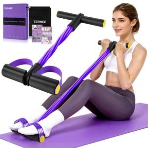 lot 9887 image: Pedal Resistance Band with Handle, Foot Pedal Resistance Band for Women, Multifunction Exercise Bands for Home Gym Full Body & Working Out