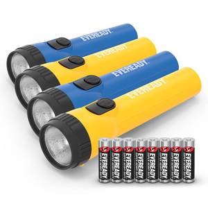 lot 10124 image: EVEREADY LED Flashlight, Survival Gear and Camping Essentials, 4-Pack