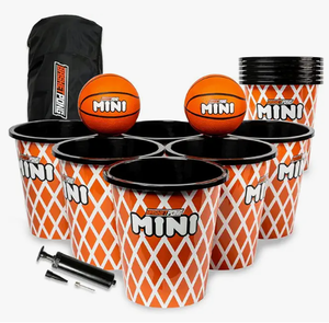 lot 1028 image: Basketpong Mini Basketball Cup Game Set with Orange Mini Basketballs