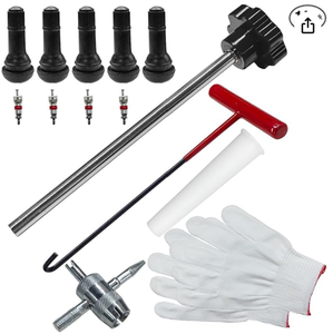 lot 14323 image: Tire Valve Stem Core Removal Tool Kit 0.453 In TR413 TR414